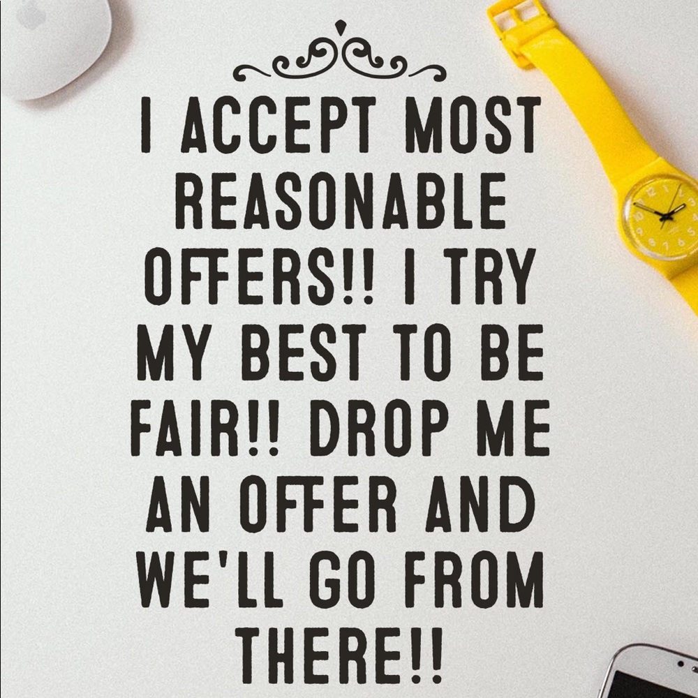 💗Make reasonable offers💗