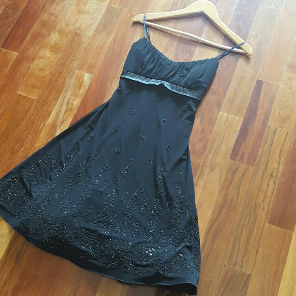 Black evening dress