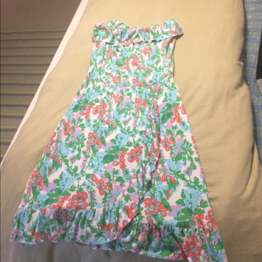 Lilly Pulitzer strapless dress