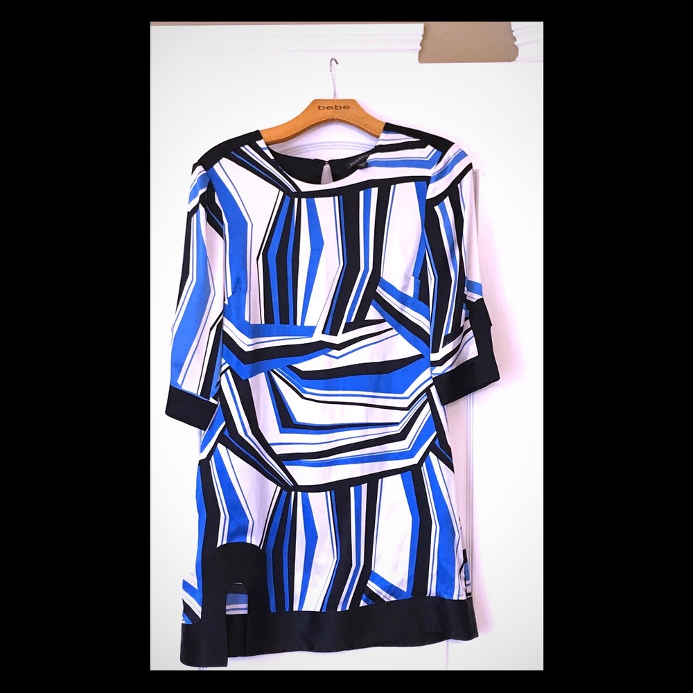 Bebe silk mini dress