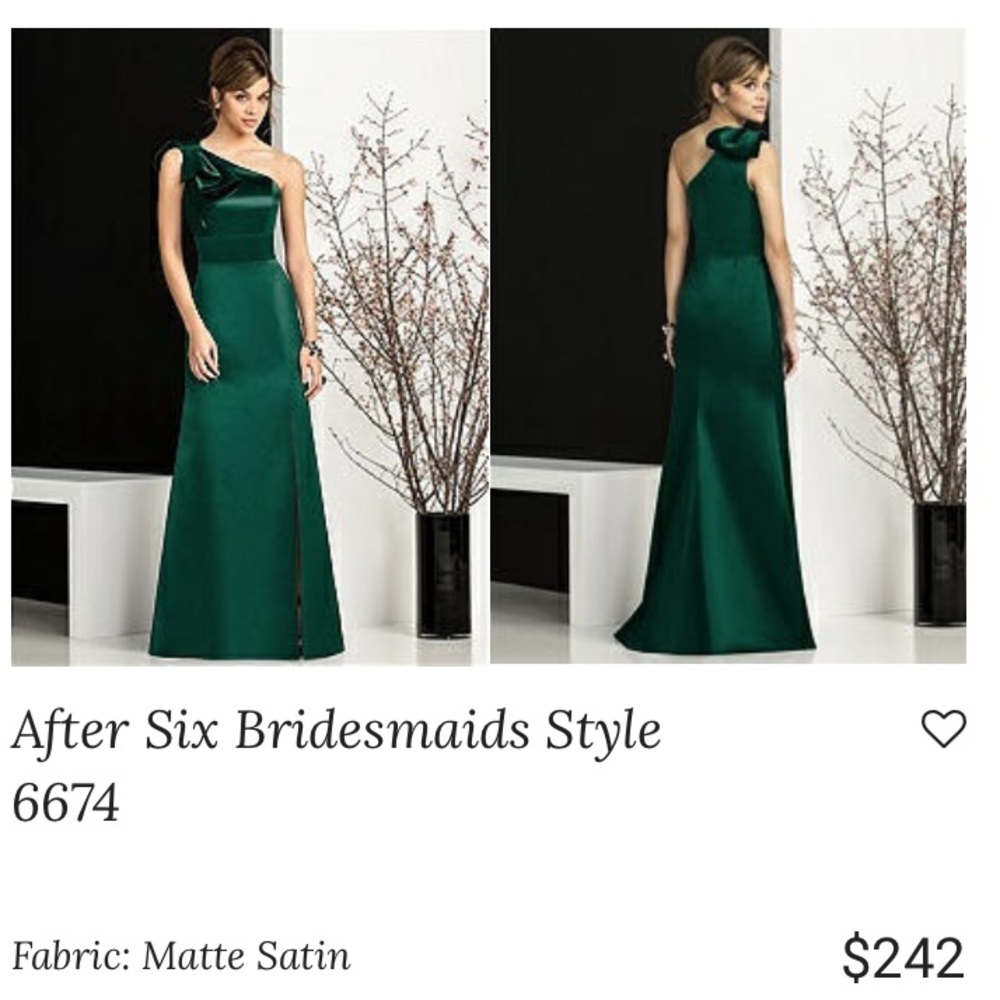 After Six 6674 Bridesmaid/Prom/Formal/Evening Gown