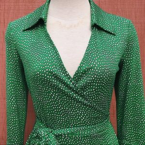 DVF Vintage Silk Wrap Dress, Diane Von Furstenberg