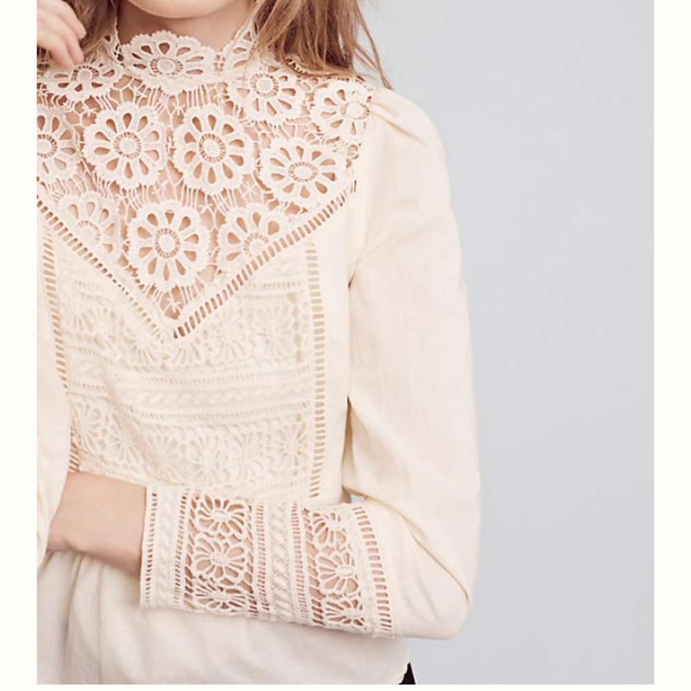 Tracy Reese Victorian Lace Top