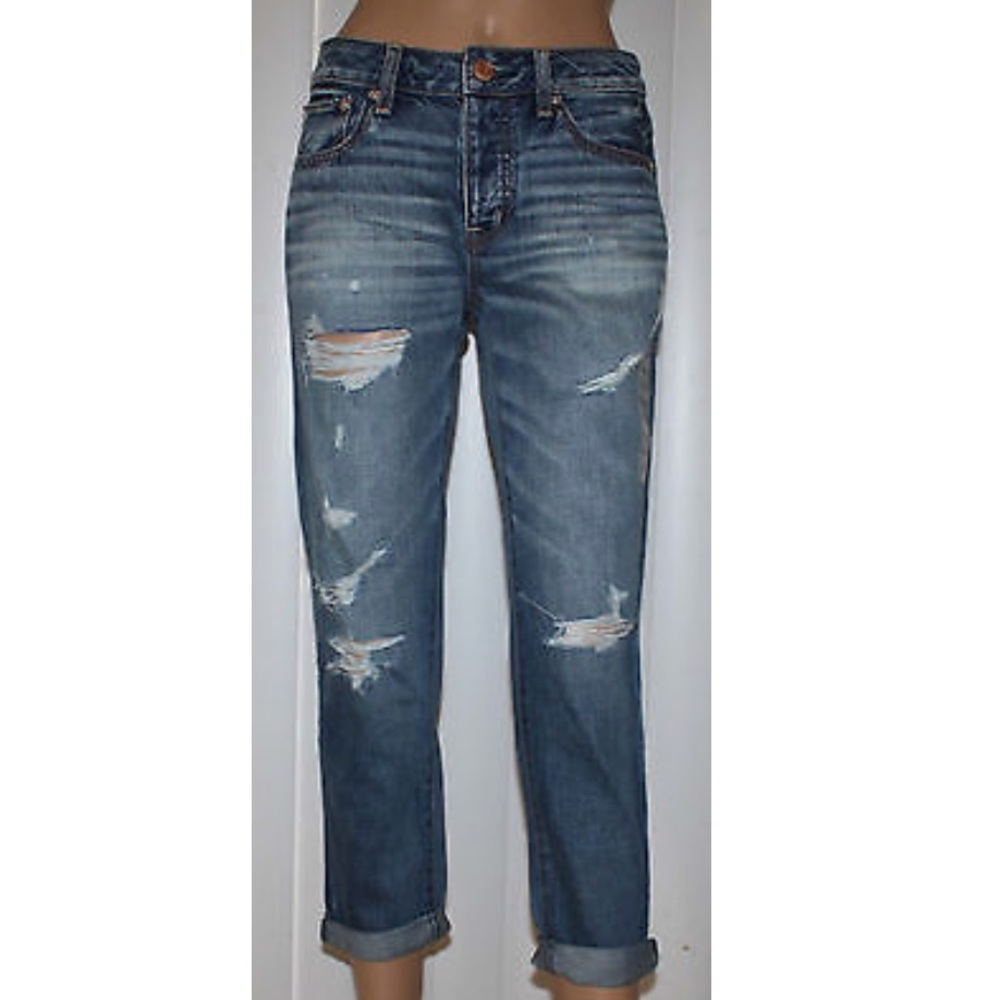 American eagle women's boy crop jeans