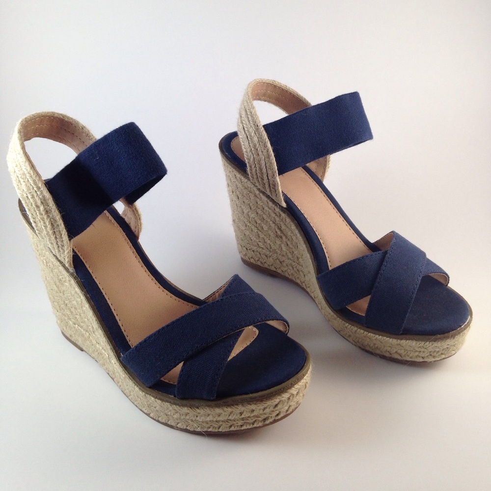 Merona Navy Blue Wedges