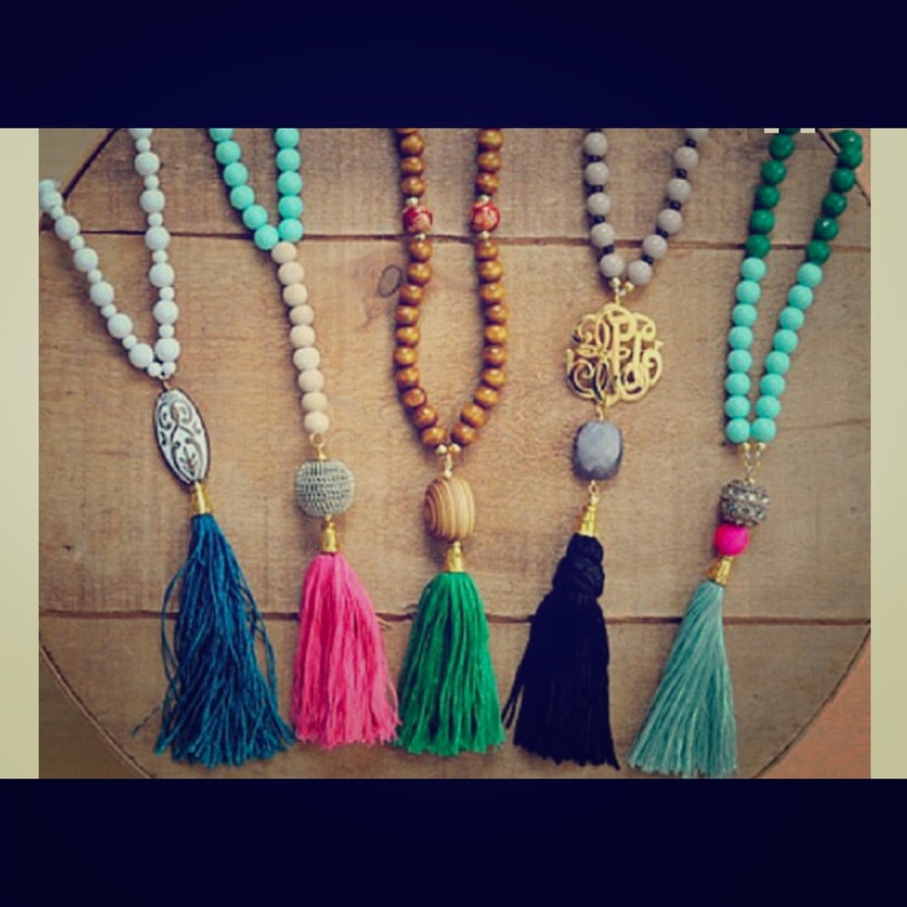 Custom made to order Tassel Necklaces