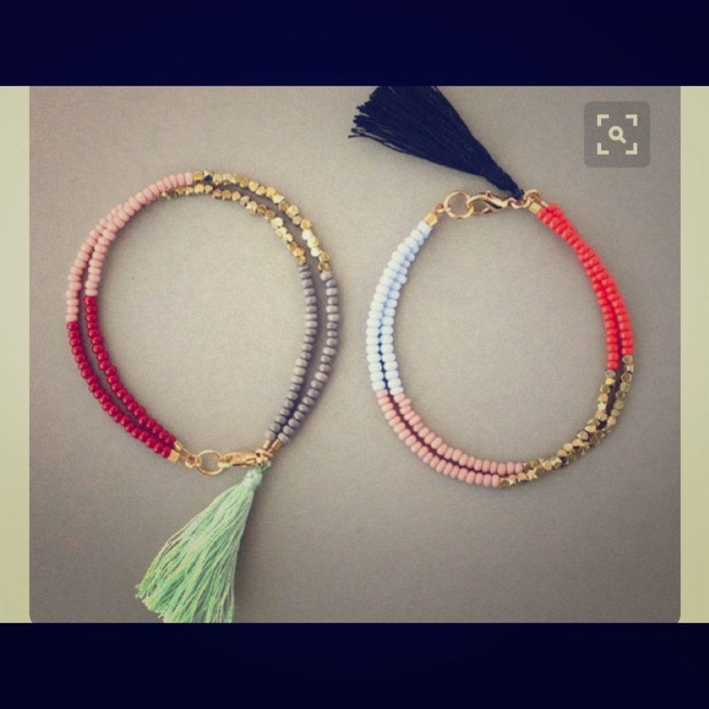 Custom made beaded bracelets