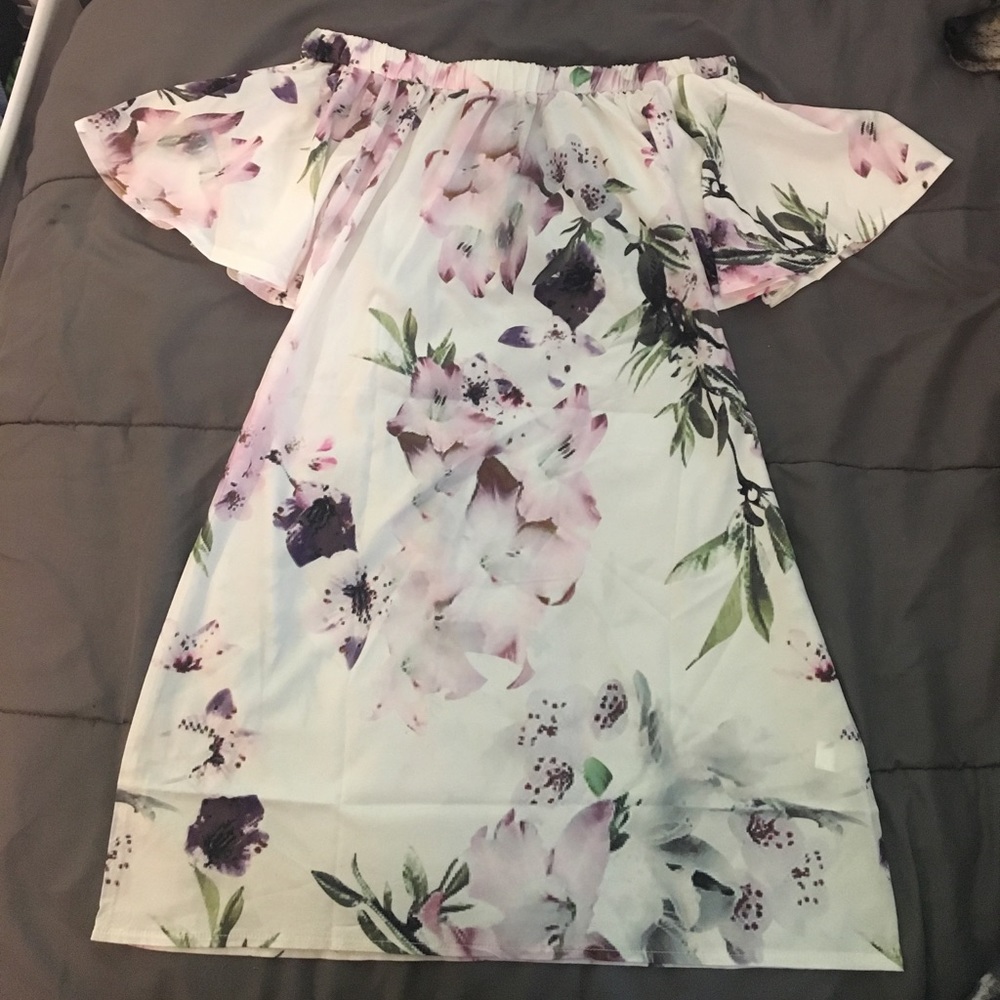Off the shoulder dress
