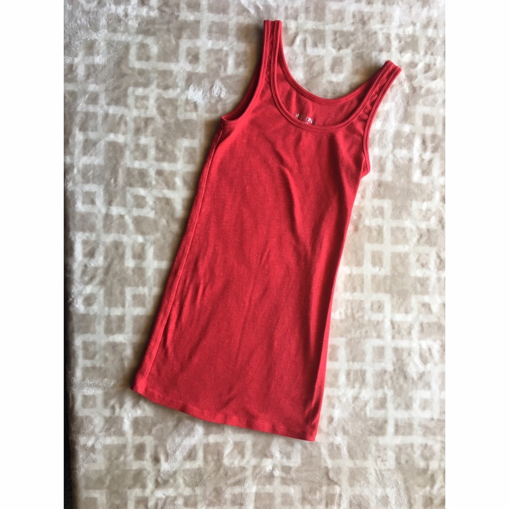 Red Long Tank