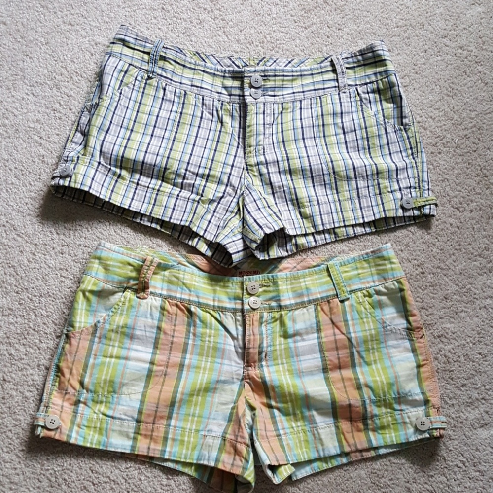 ❤Massimo Plaid Shorts
