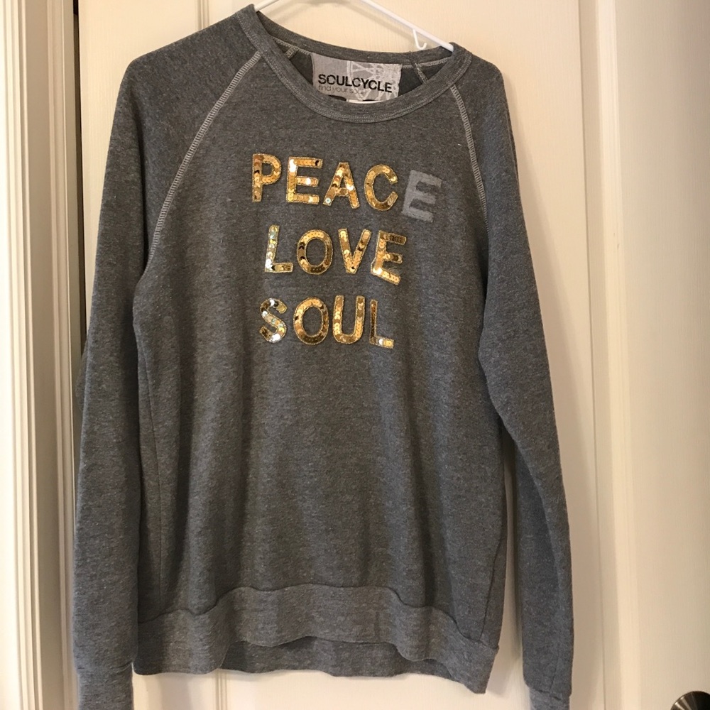 Soul cycle sweater shirt