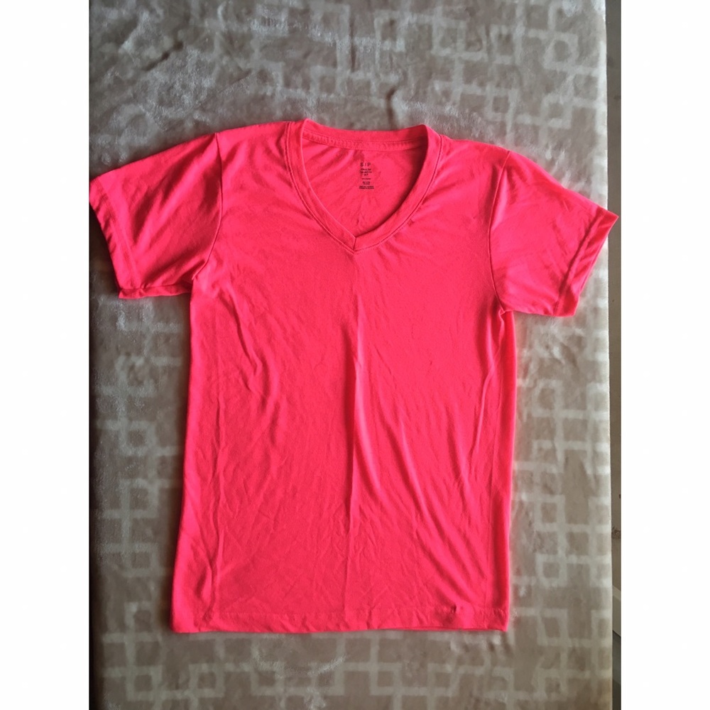 Neon V-Neck Tee