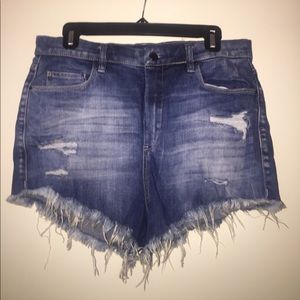 BLANKNYC High waisted denim shorts