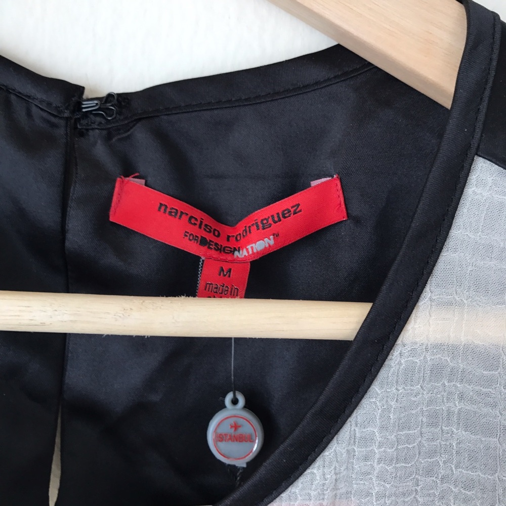 🎉SOLD🎉Narciso Rodriguez Sheer Blouse Top Set - Picture 4 of 4