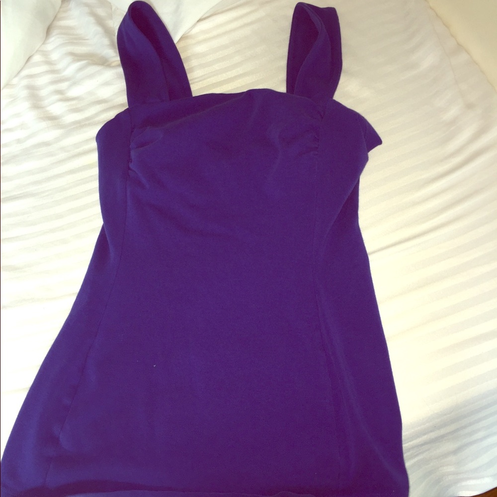 Royal blue dressy tank top