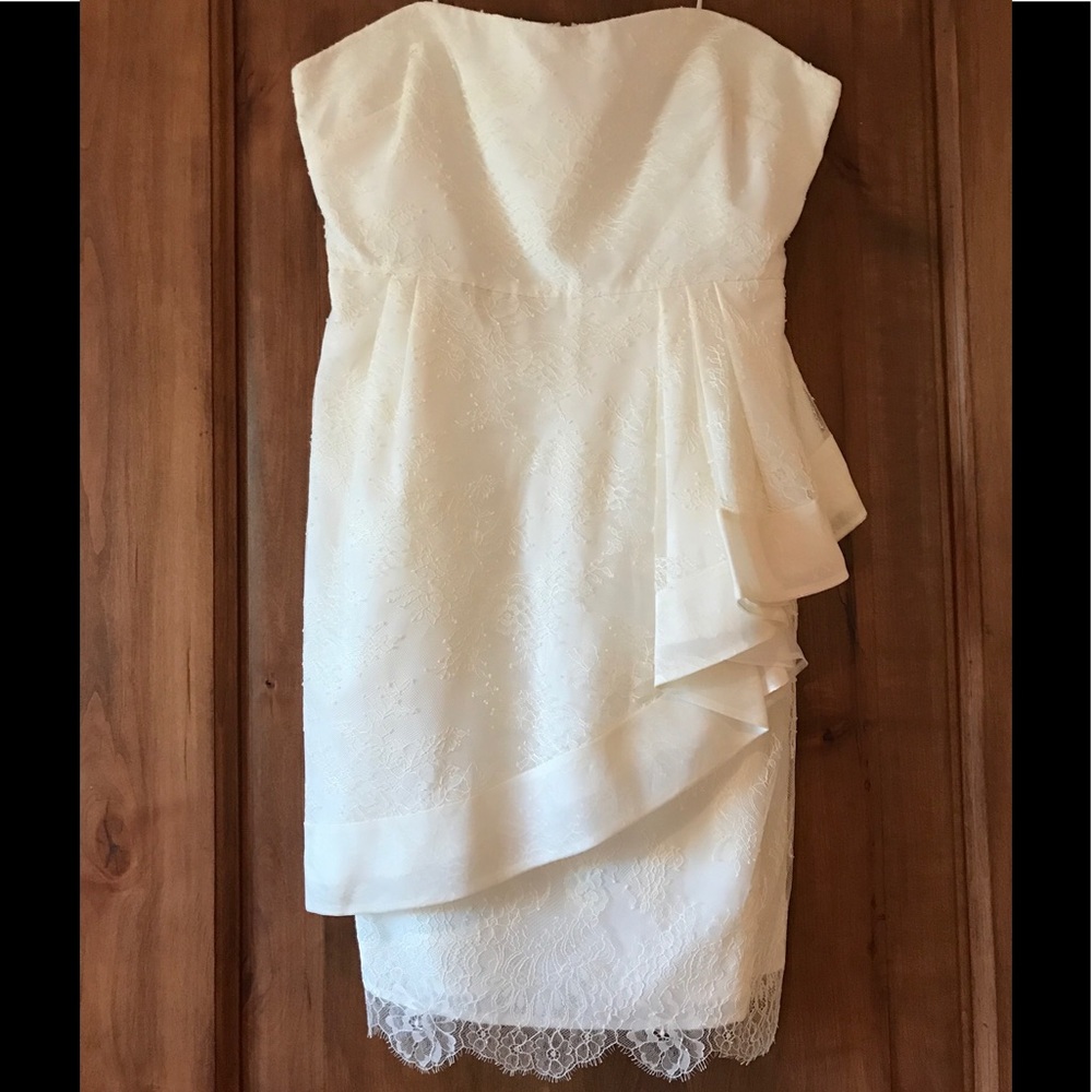 J. Crew Short Strapless Wedding Dress (sz. 16)