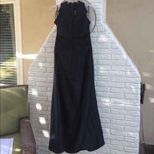 Tadashi black evening gown