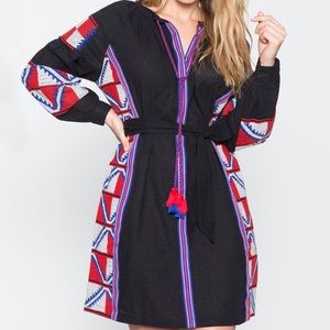 PLUS SIZE Eloquii Embroidered Dress