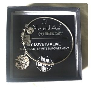 Alex and Ani 'My Love is Alive' Charm Bangle