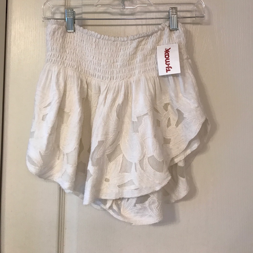 Free people white shorts