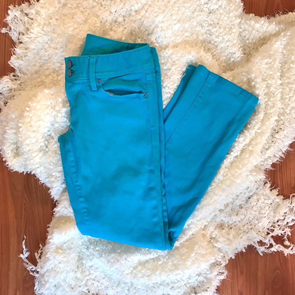Lilly Pulitzer Worth Straight Jean in Turquoise
