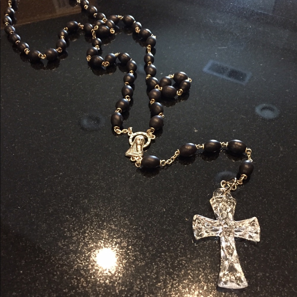 Waterford rosary beads