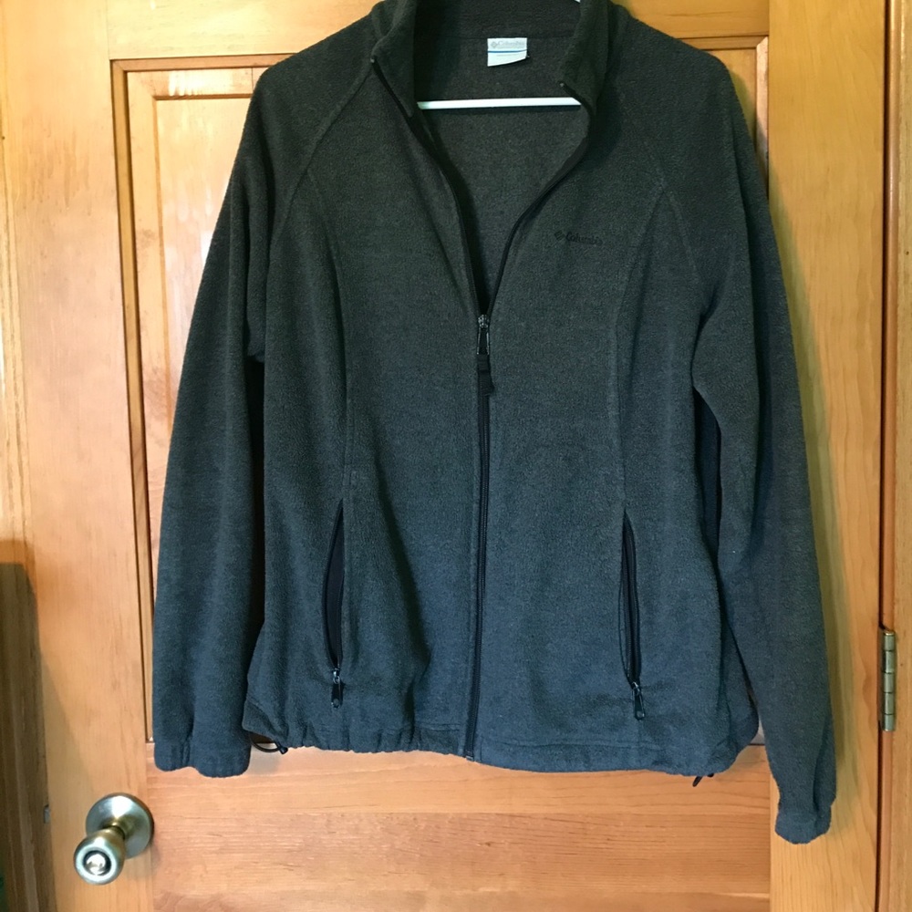 Columbia fleece charcoal grey