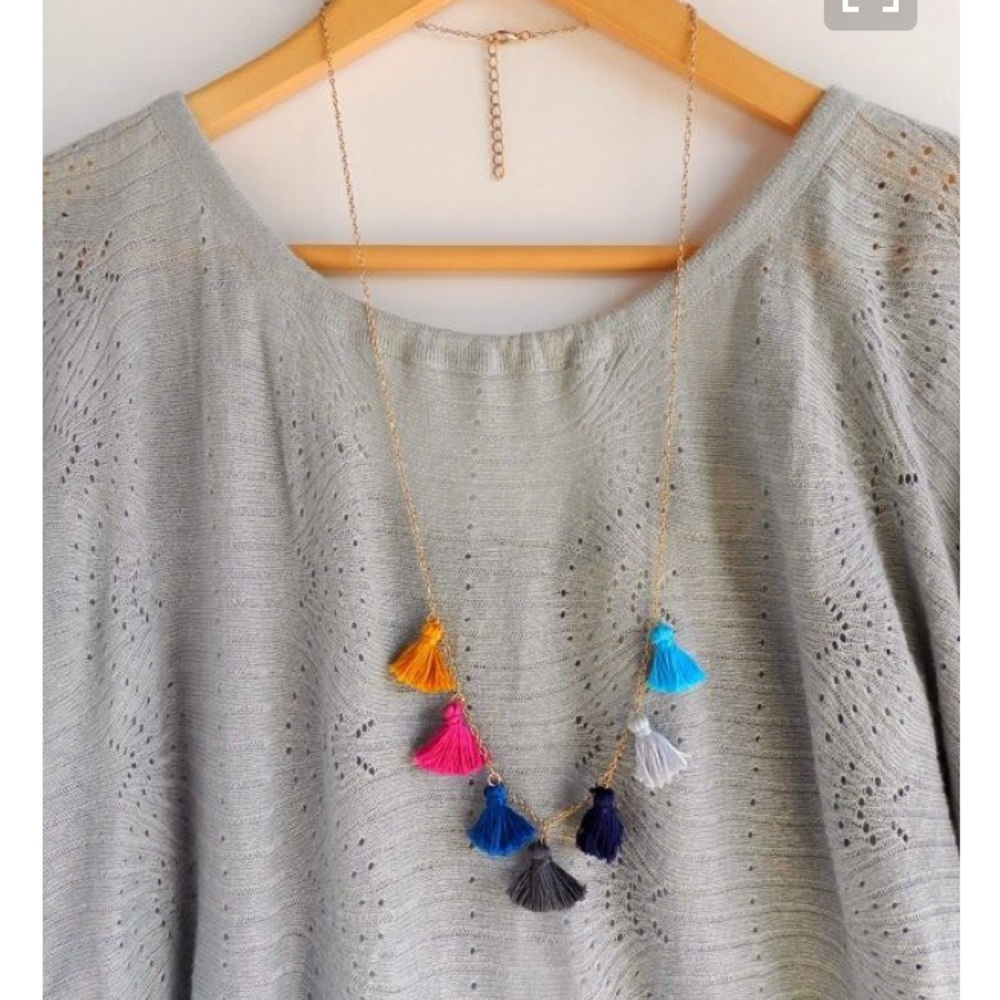 Tassel necklace