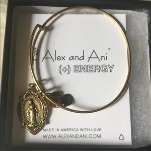 Alex and Ani 'Mother Mary' Charm Bangle