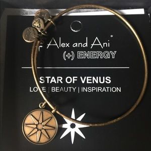 Alex and Ani 'Star of Venus' Charm Bangle