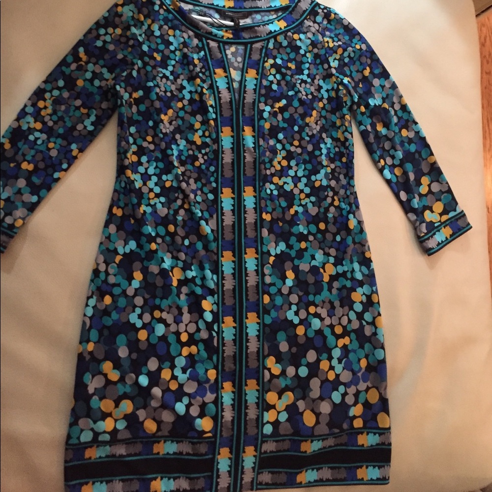 BCBGMaxazria Front Cut-Out Dress