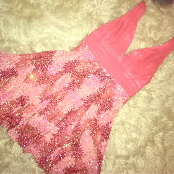 Scala Pink Sequin Mini Dress - Picture 1 of 7