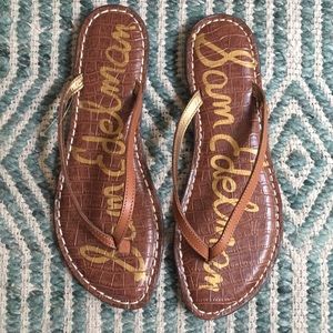 Sam Edelman brown flip flops 8.5 - NEW!