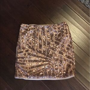 Sequin skirt