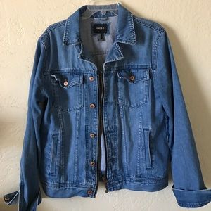 Forever 21 men zipper denim jacket