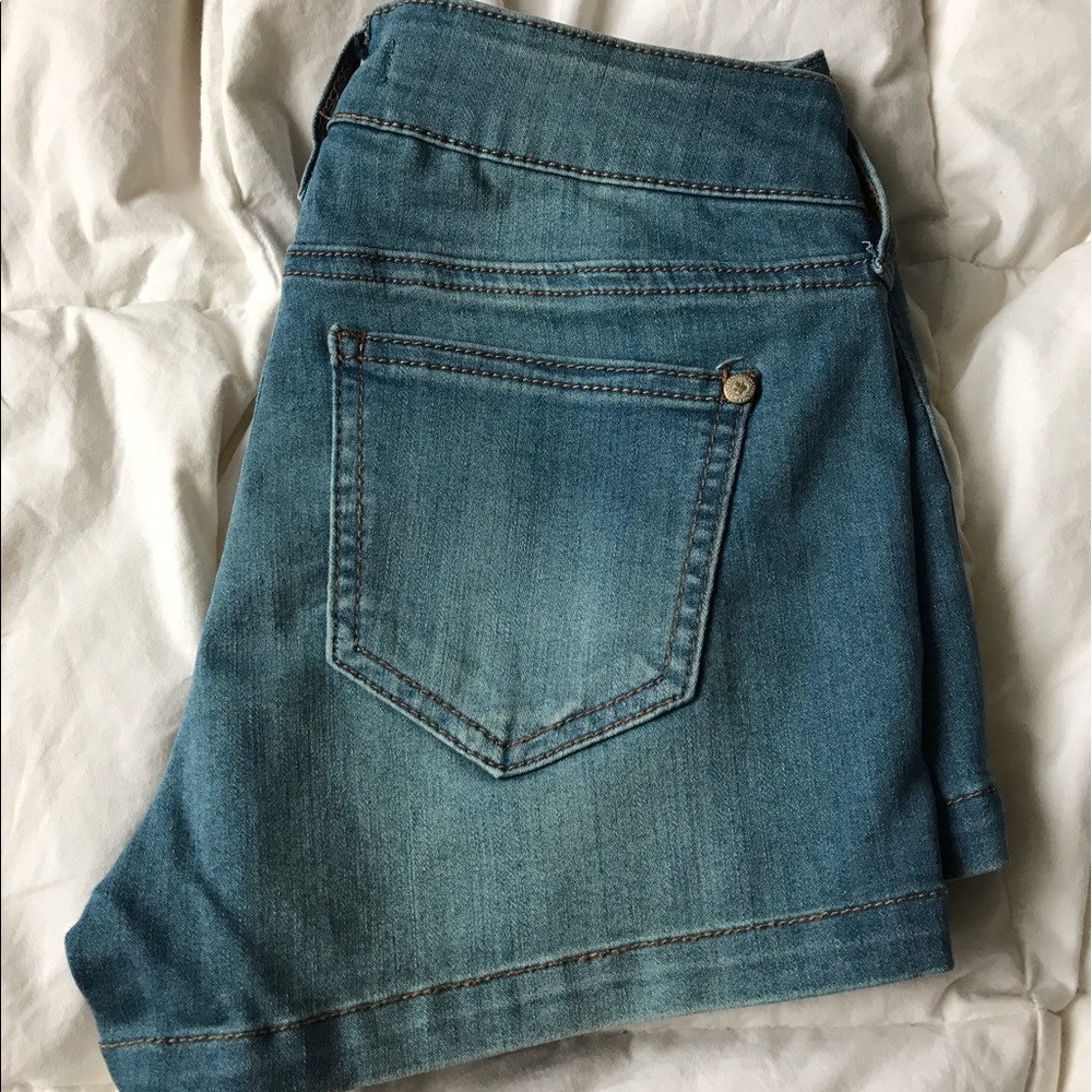 Stretchy Denim Shorts