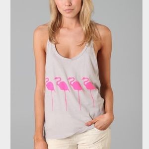 Wildfox flamingo tank