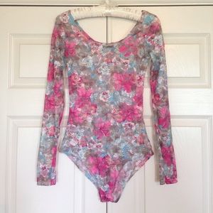 Lace multicolor bodysuit