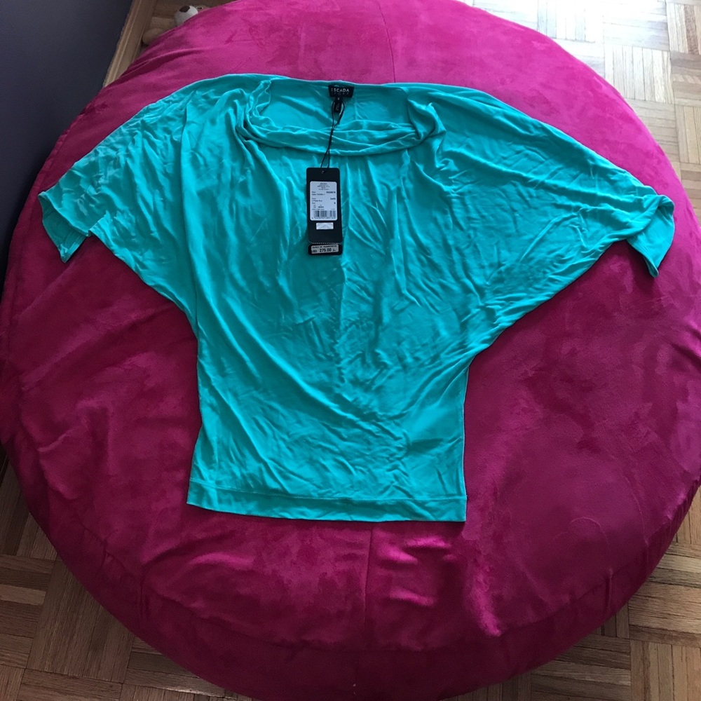 Escada Mint green top new with tags