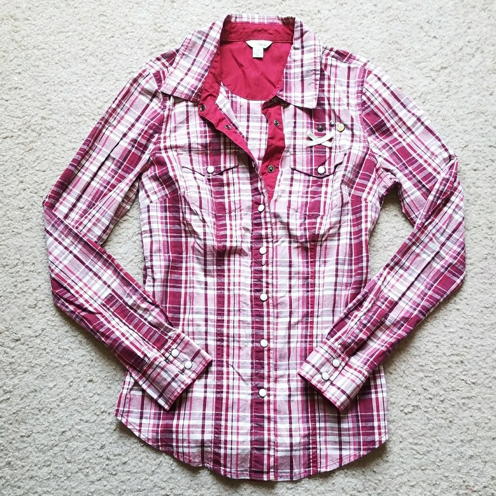 Guess long sleve dres shirt