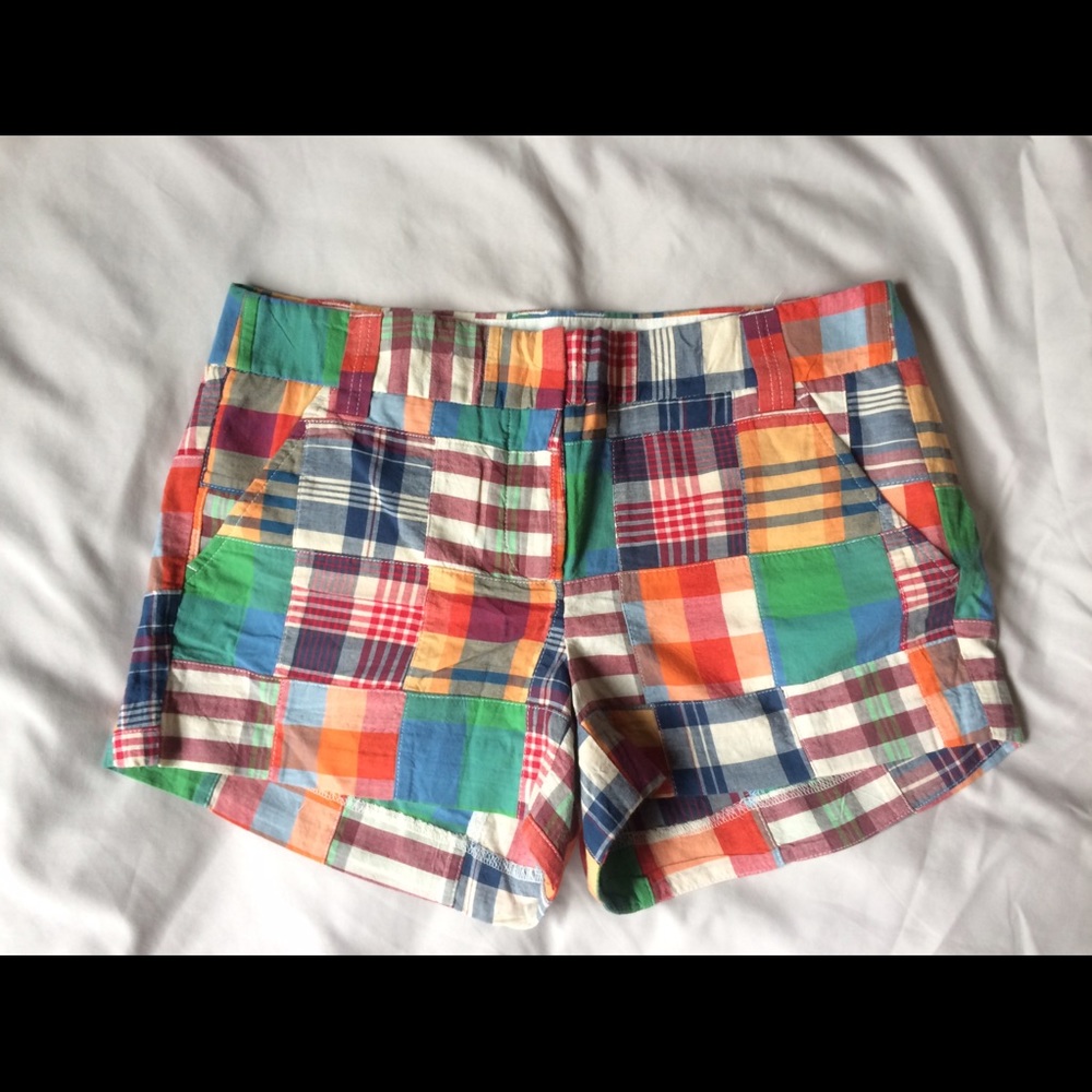 J. Crew madras shorts