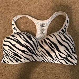 Zebra pink sports Bra