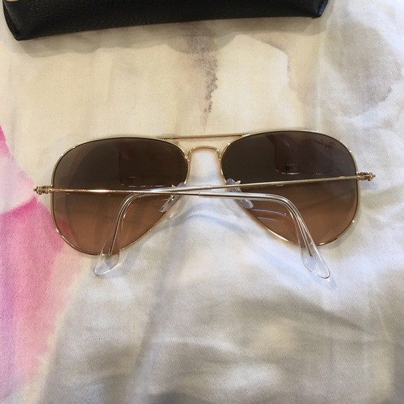 Ray Ban brown aviator sunglasses