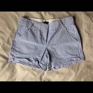 J. Crew seersucker shorts