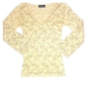 Bebe Cream Colored Blouse