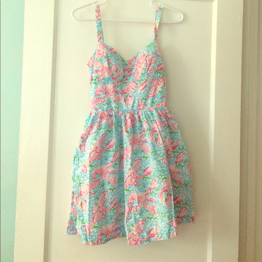 Lilly Pulitzer Lobster Roll print dress, size 2