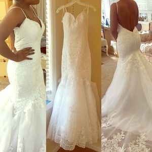 White Mori Lee Wedding Gown