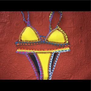 NEW!!! Woven REVERSIBLE kiini inspired bikini