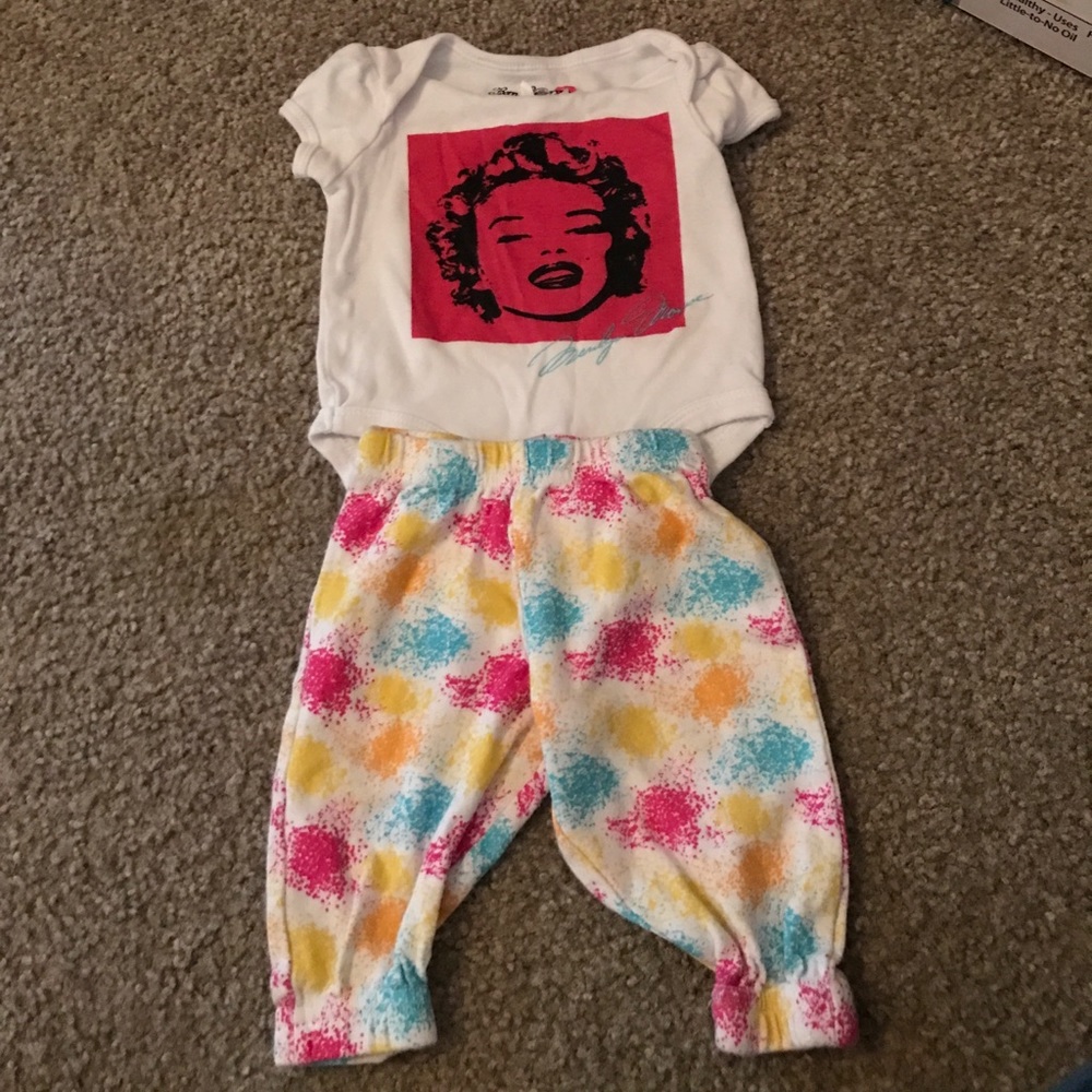 Marilyn Monroe baby outfit.