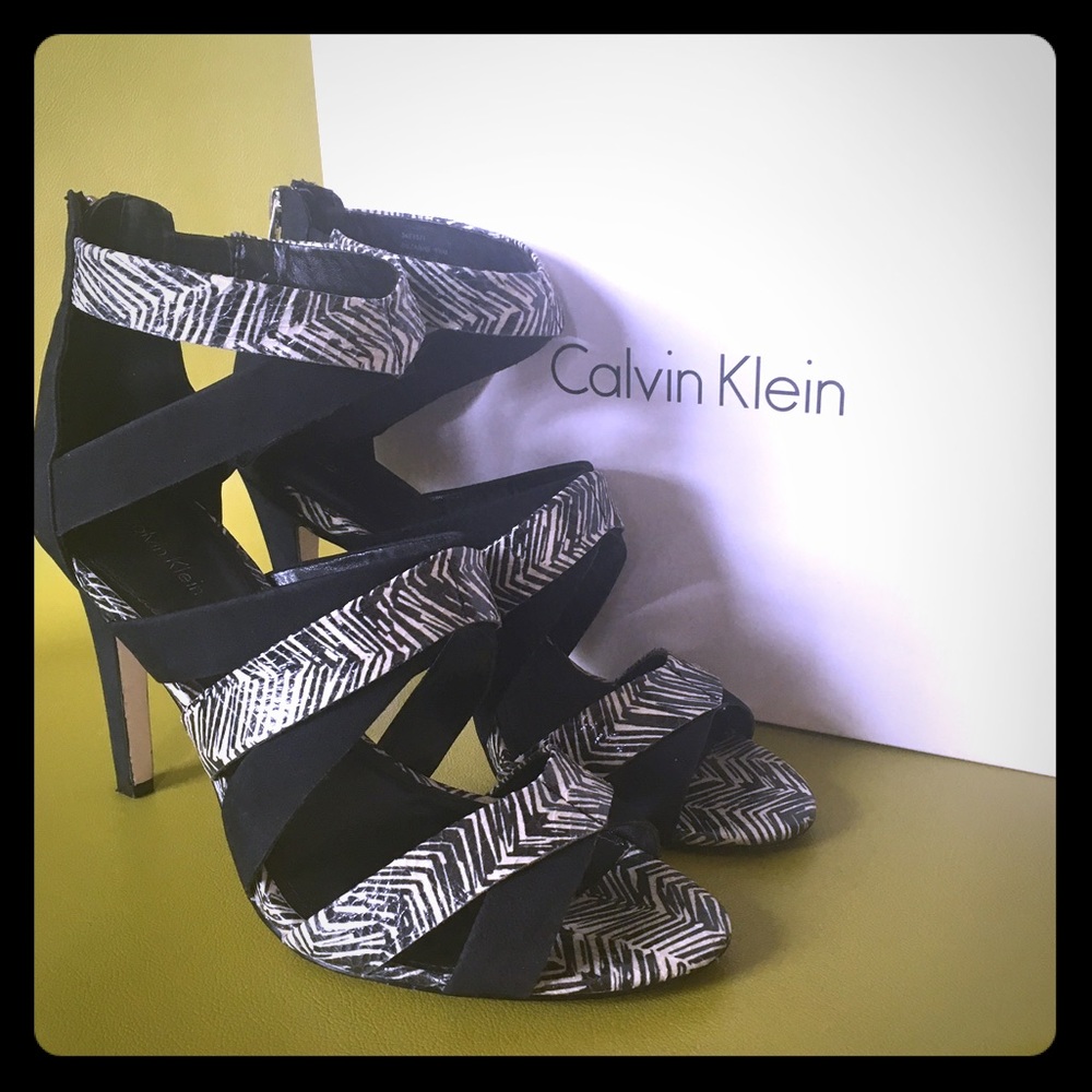 Calvin Klein strappy heels